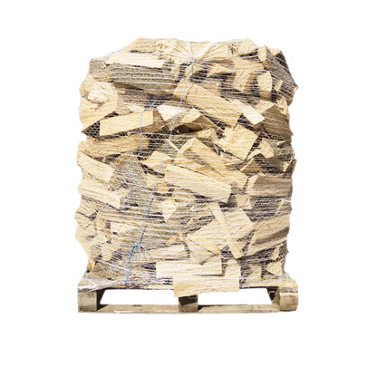 Buchen Brennholz Premium 33cm, rindenfrei auf Palette im Netz, ca. 1,6 srm-1rm, 500 kg