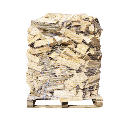 Buchen Brennholz Premium 33cm, rindenfrei auf Palette im Netz, ca. 1,6 srm-1rm, 500 kg