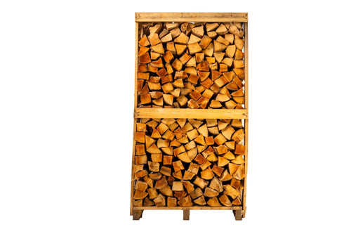 Brennholz Buche 30 cm vorgelagert (halbtrocken)auf Palette gestapelt, 3srm – 1000 kg