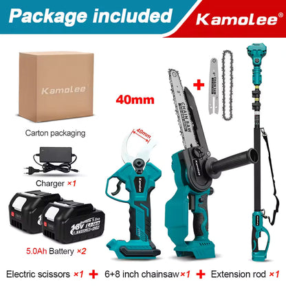 Kabellose elektrische Gartenschere ohne Bürste