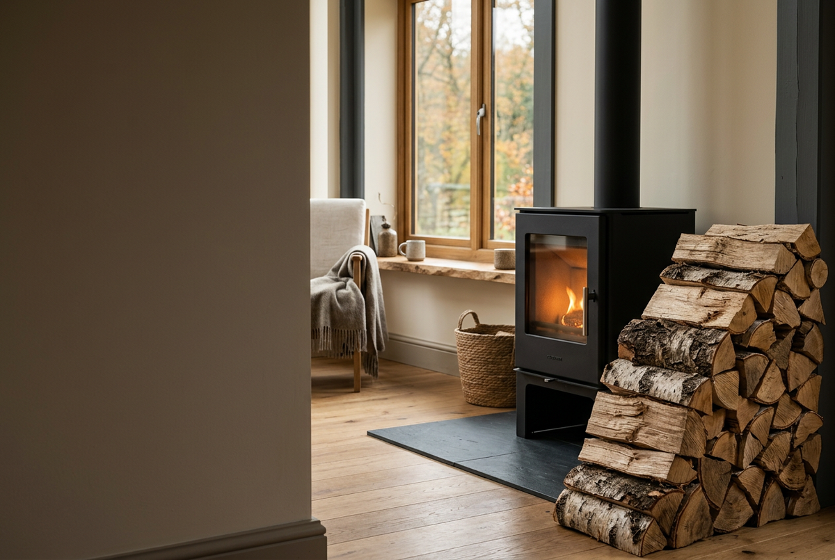 Bannière FEUERHEIM, bois de chauffage et ambiance chaleureuse
